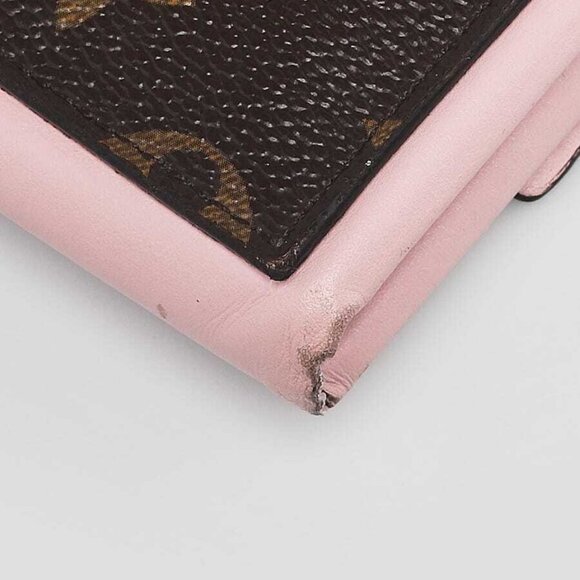 Louis Vuitton Rose Ballerine Monogram Canvas Flore Wallet - Picture 3 of 10
